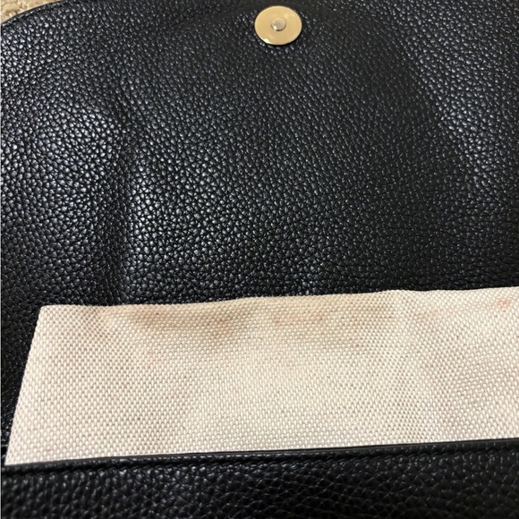 Gucci Soho Disco GG Black Calf Leather Tassel Chain Crossbody Bag - Picture 8 of 12